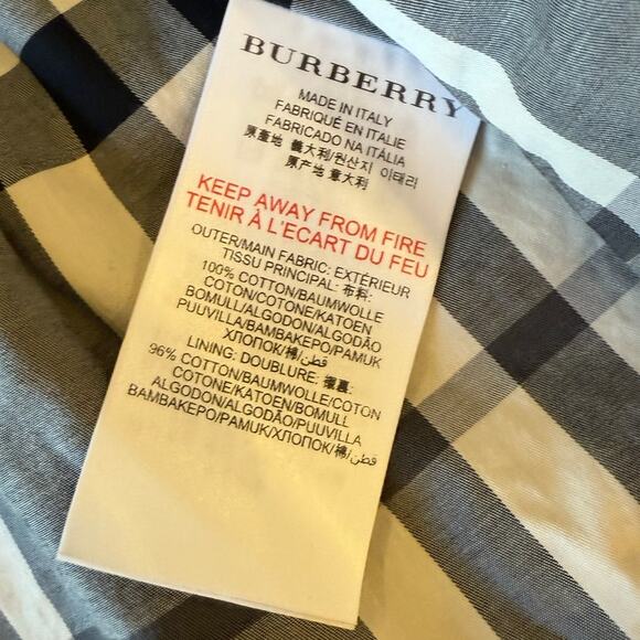 BURBERRY Children Black Peacoat Coat Jacket Girls size 4 - Picture 5 of 13